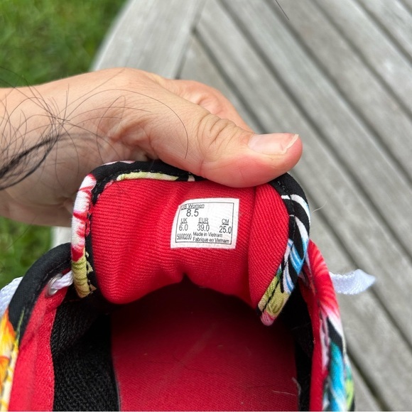 VANS Classic Lo Skate Sneakers Hawaiian‎ Floral Shoes Women’s 8.5 - Picture 7 of 7